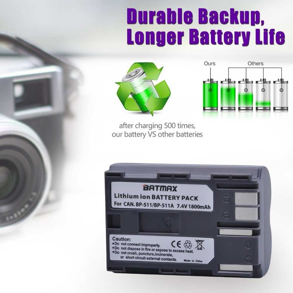 Батерия BP-511 за Canon 10D 20D 30D 40D 50D