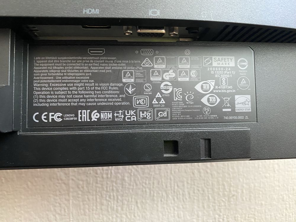 lenovo  thinkvision  S24e-20