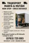 Transport marfa mobilă mutări non-stop orice distanta,