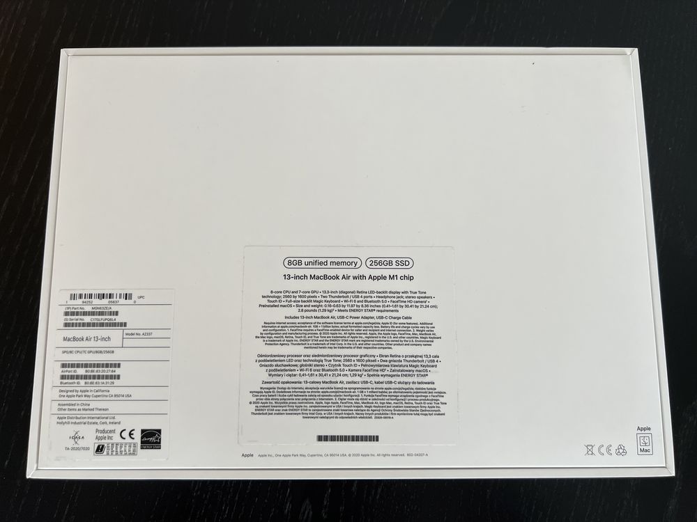 Macbook Air M1 256 GB garantie iStyle 2025