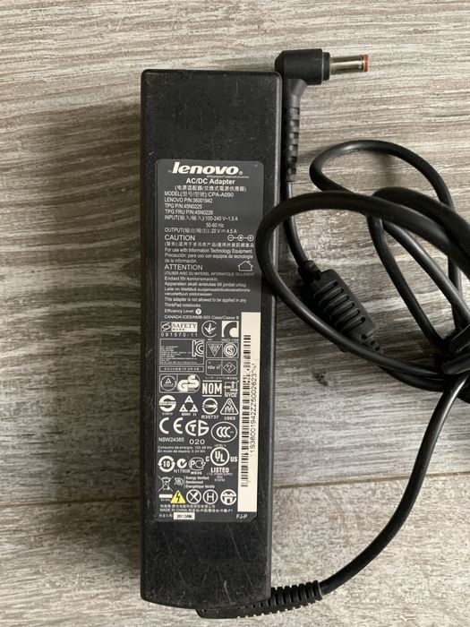 Продам блок питания бу  для ноутбуков lenovo и aser
