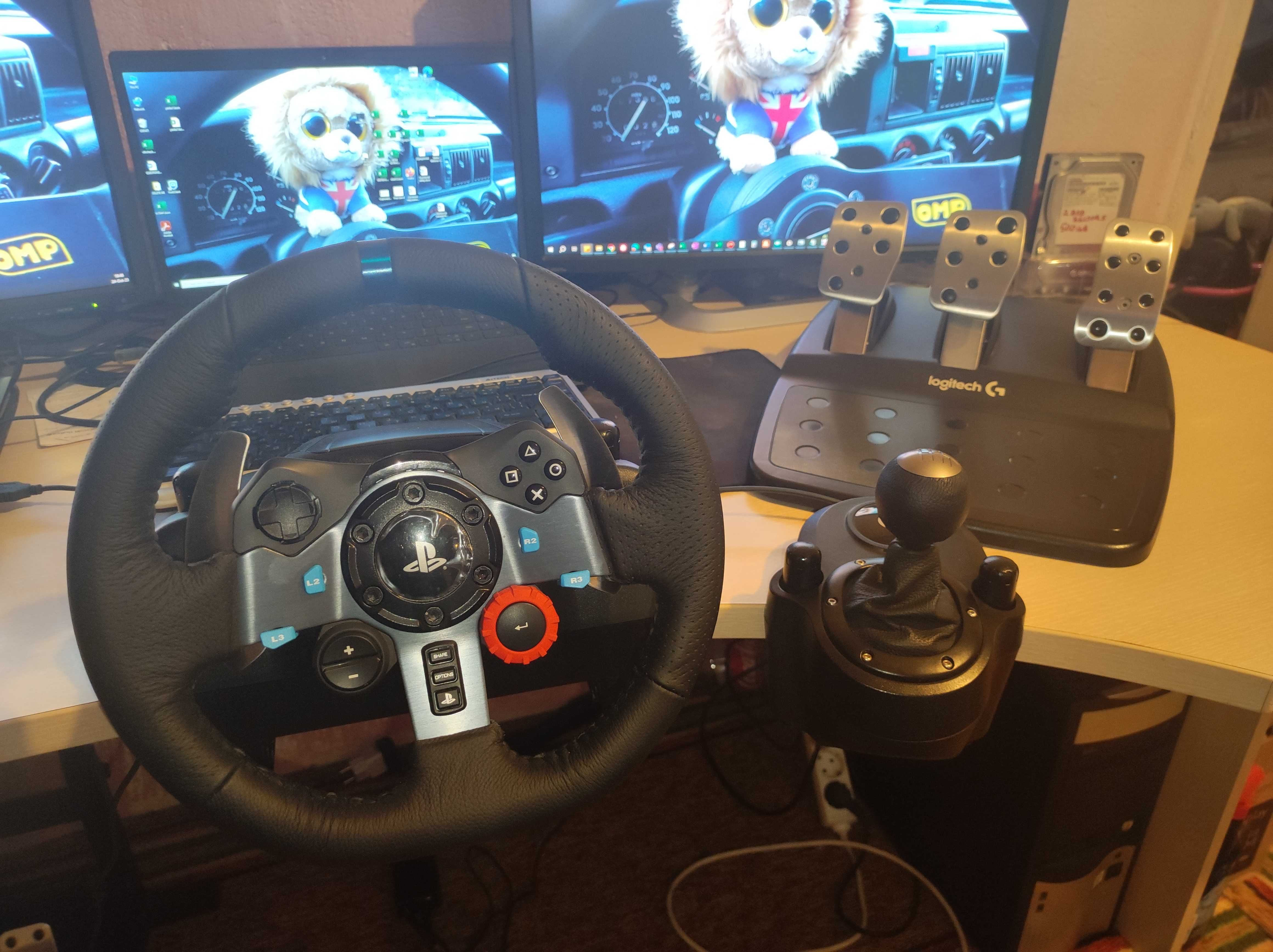 Logitech G29 волан рейсинг симулатор със скоростен лост ! С ГАРАНЦИЯ