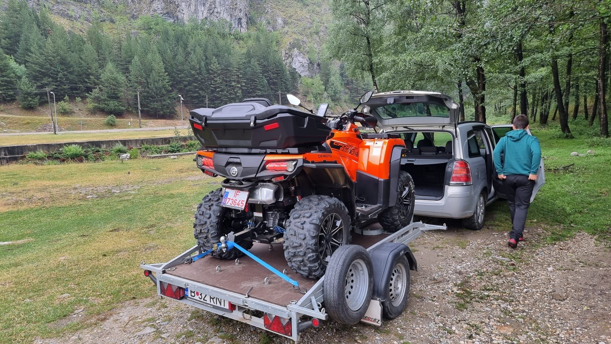 Închiriez Remorci Transport MOTO/ATV