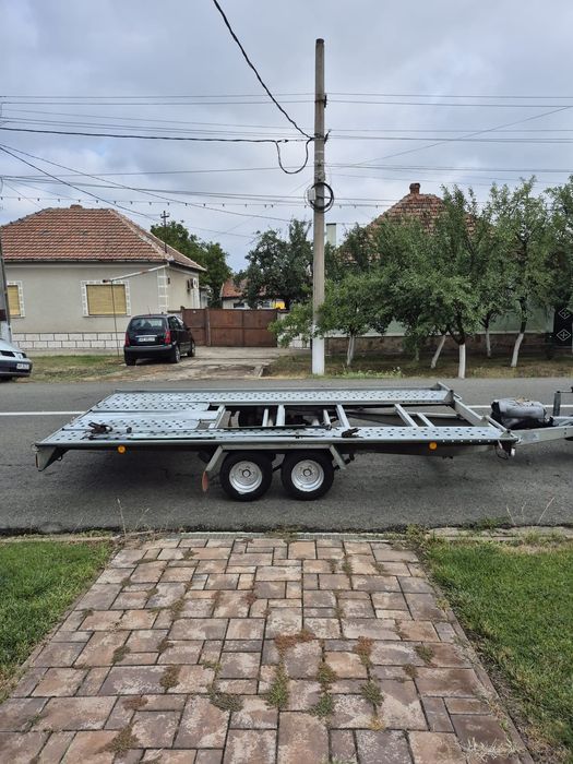 Trailer/Platforma Auto Pongratz 2000kg/an 2019 rabatabil 4,1m Lungime