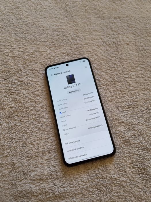 Vând schimb Samsung S24 FE