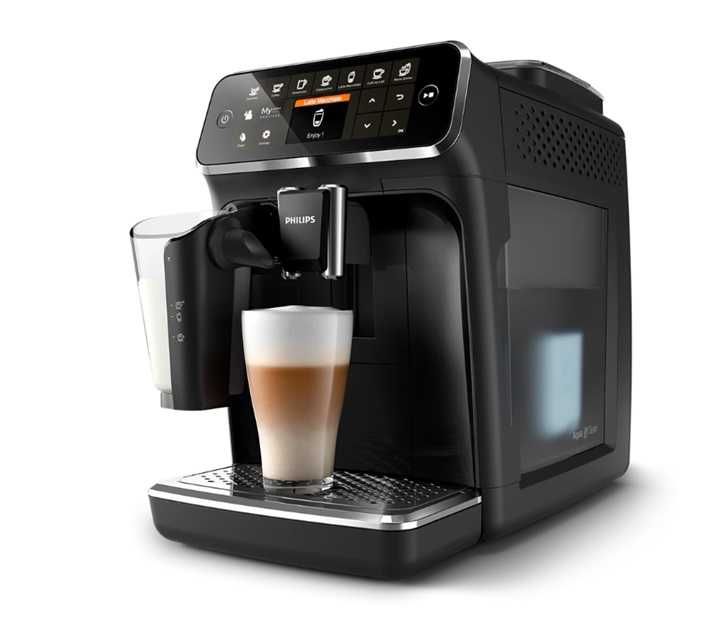 Автоматична кафемашина за еспресо Philips EP4341/50,  LatteGo, черна