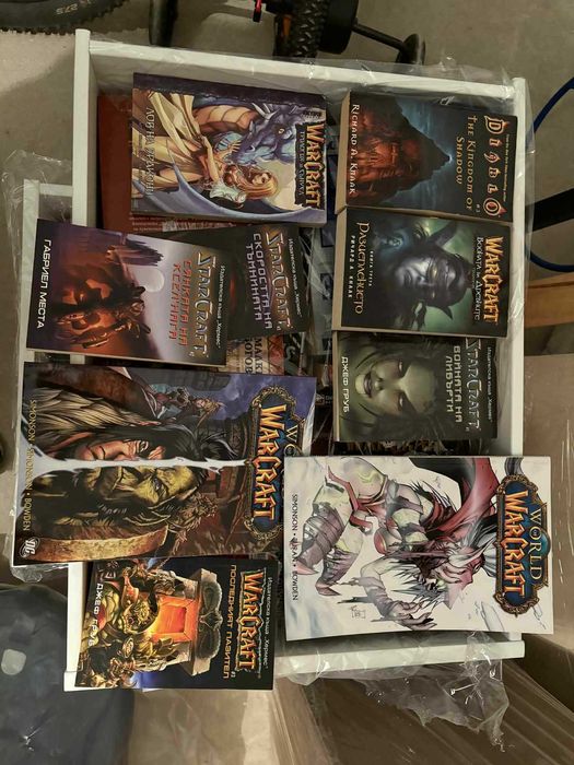 Warcraft, Starcraft, Diablo книги и комикси