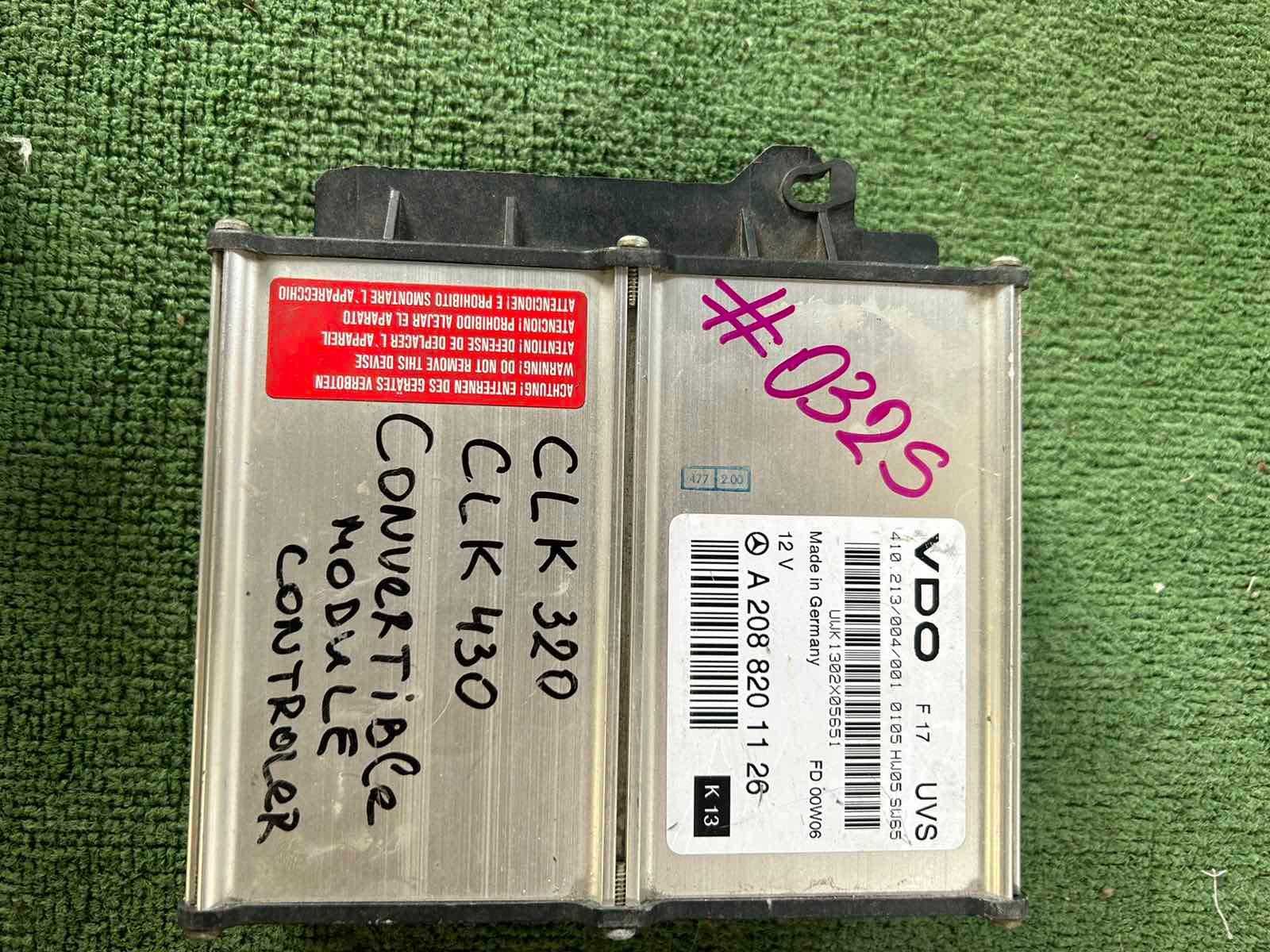модул управление кабрио Mercedes A208 CLK 1998-2004г. #032S