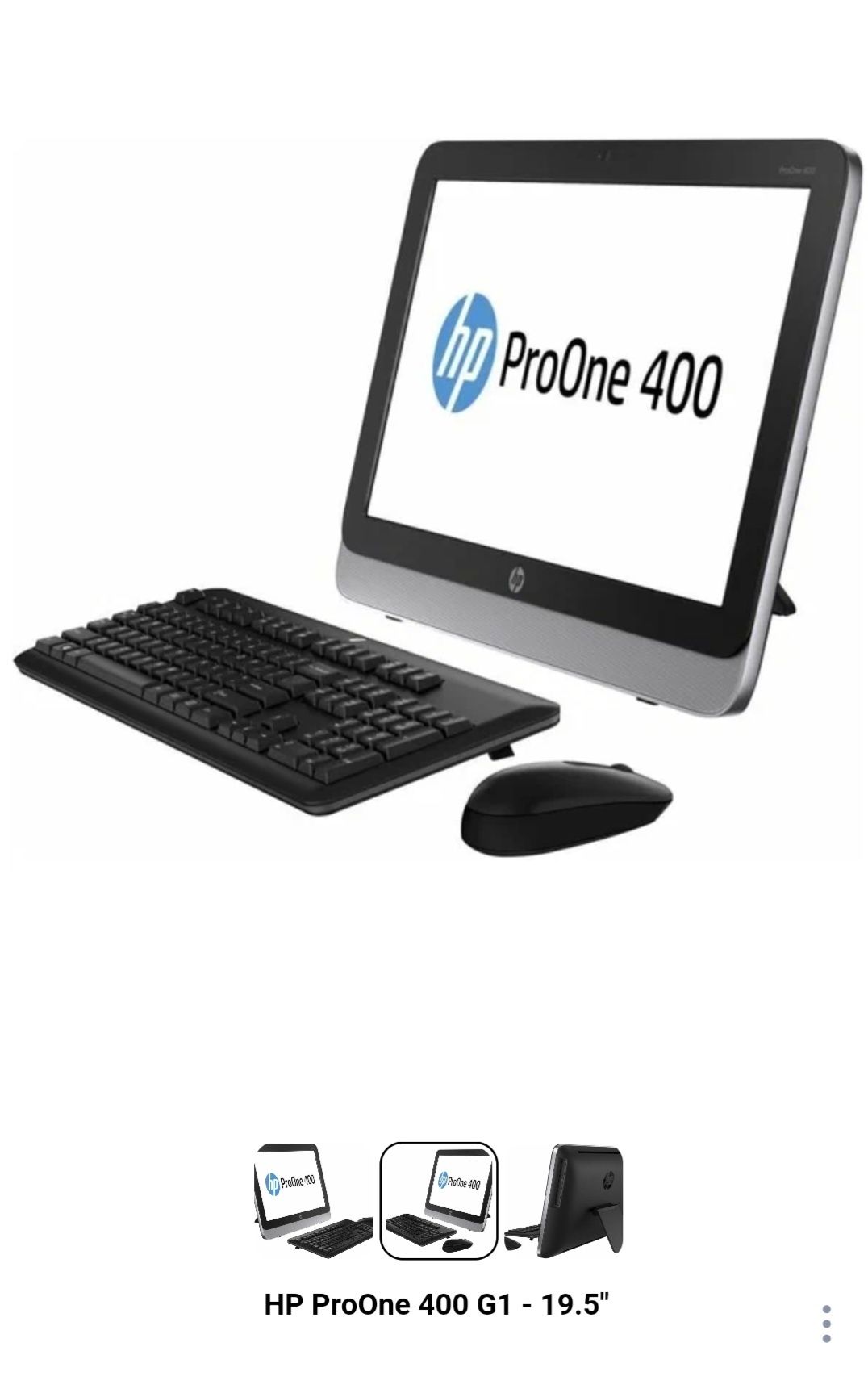 Комп.моноблок HP ProOne 400 на i3 4130 /2.9MHz/опер. 16ГБ /HDD 1000 ГБ