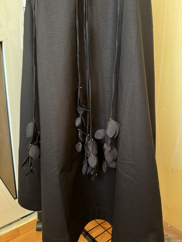 Ленена миди рокля Serena от S-XL