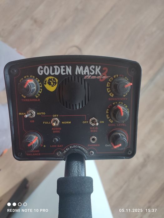 Golden Mask 3 finder Металотърсач Метал Детектор