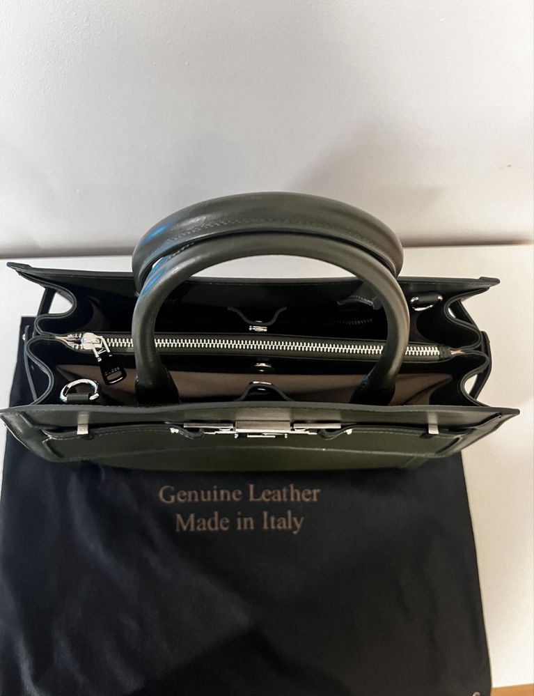 Vand Geanta Guess PIELE Originala Green Factura