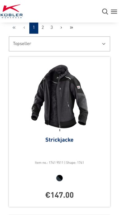 Мъжко зимно,дебело , работно яке KUBLER .Размер М