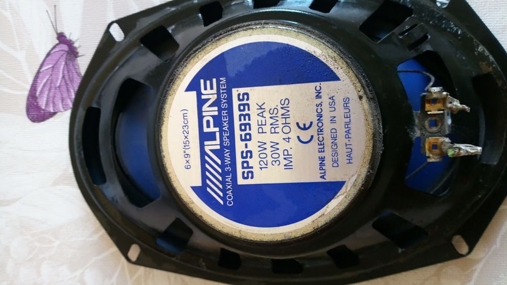 Difuzoare alpine coaxiale