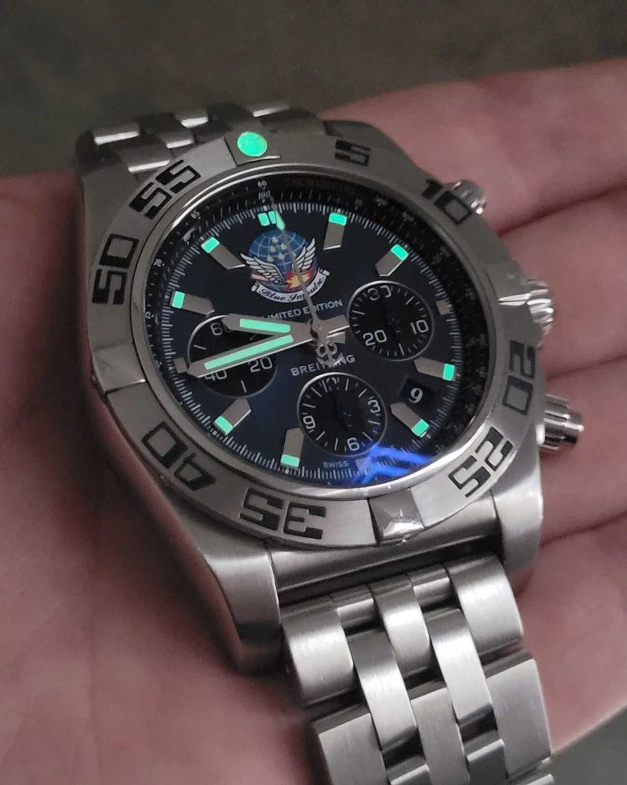 BREITLING Chronomat 44 AB0110 Blue Impulse Edition