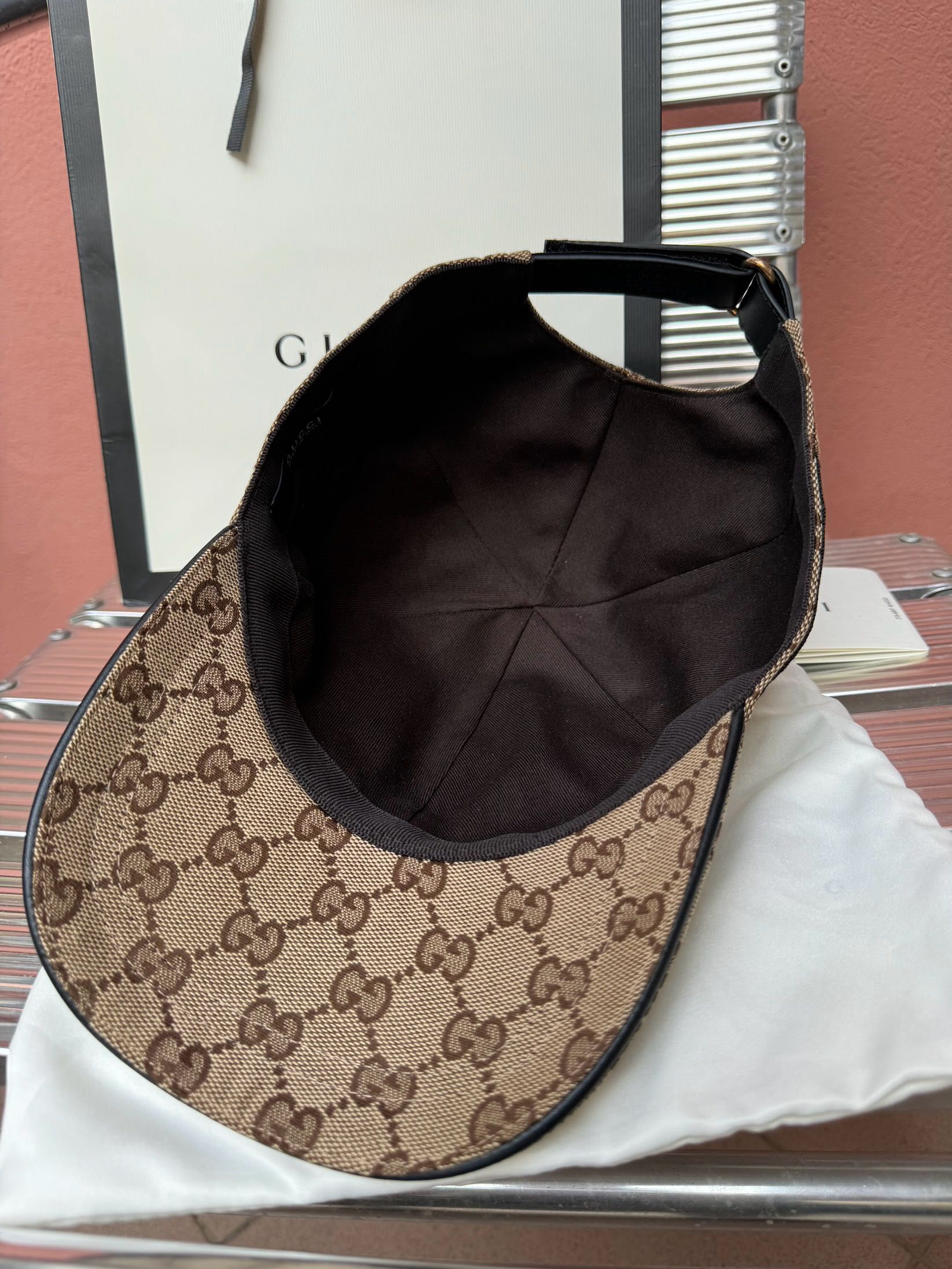 Sapca originala Gucci noua GG hat with Web LIMITED EDITION