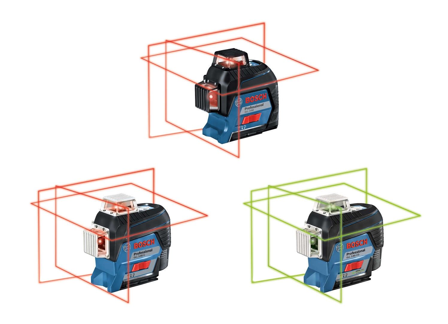 Лазерный уровень BOSCH GLL 3-80 CG Professional