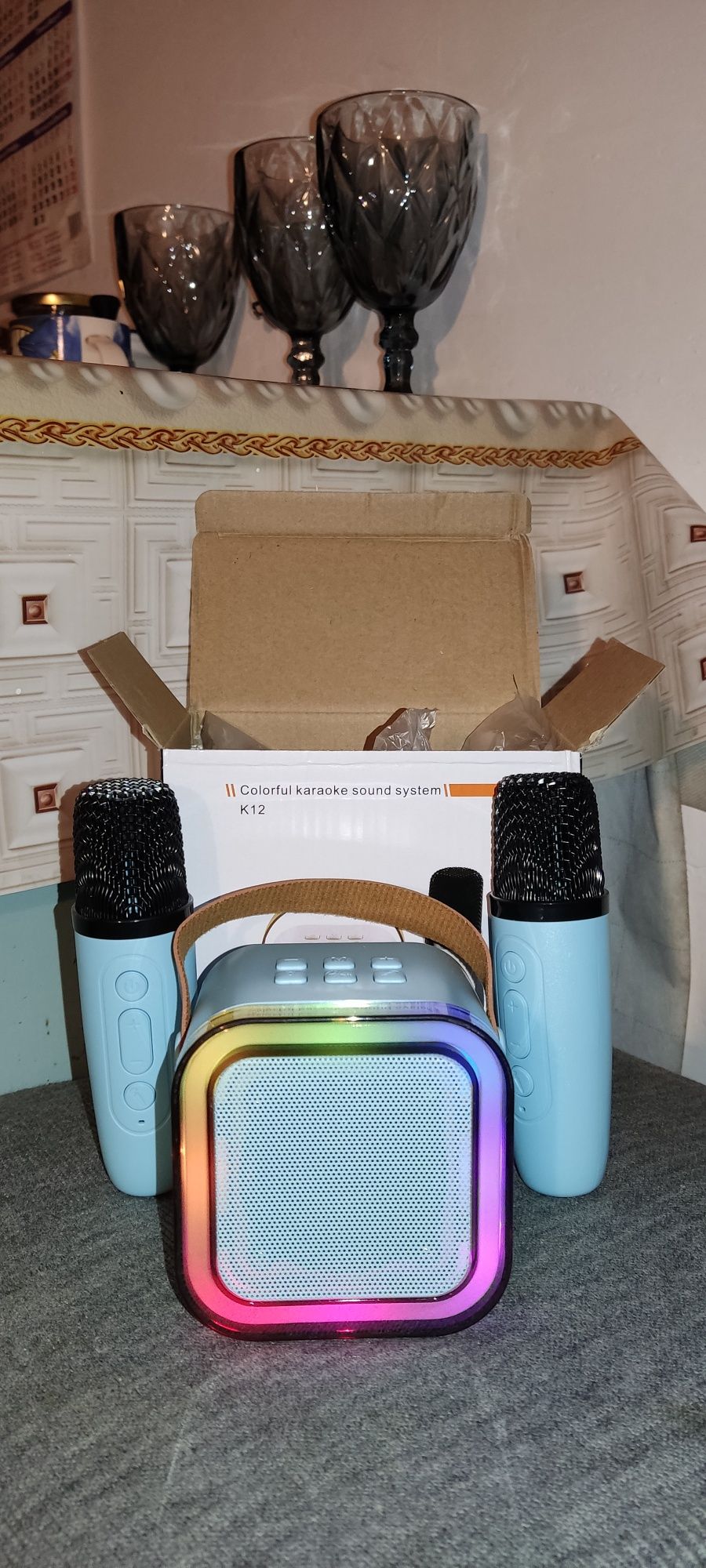 Bluetooth колонка с двумя микрофонами