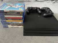 Playstation 4 PRO - 2 manete + 11 jocuri