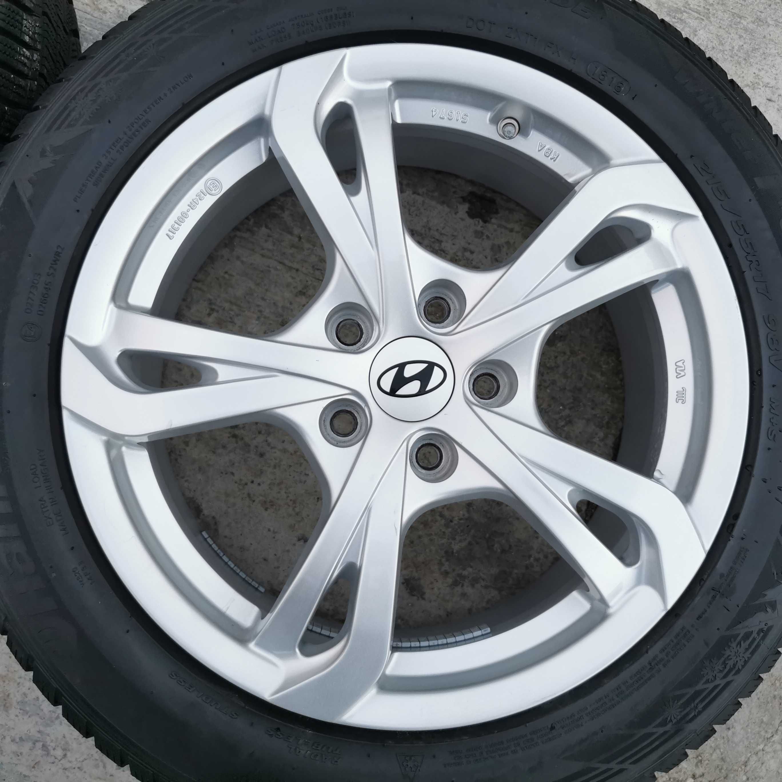 Jante Hyundai Kona i30 i40 Ioniq Tucson Kia Mazda 5x114.3 - 17"
