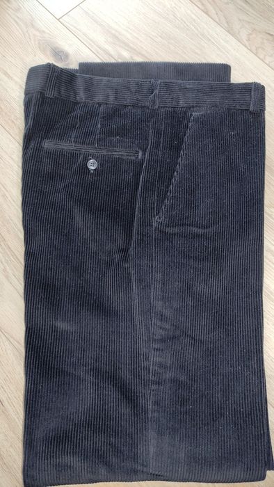 Pantalon Lung Raiat Barbati, negru, gros, marime 44, nou fara eticheta