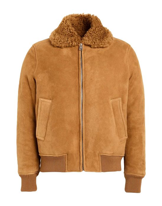 Sandro, Jachetă de piele de oaie, Camel, L