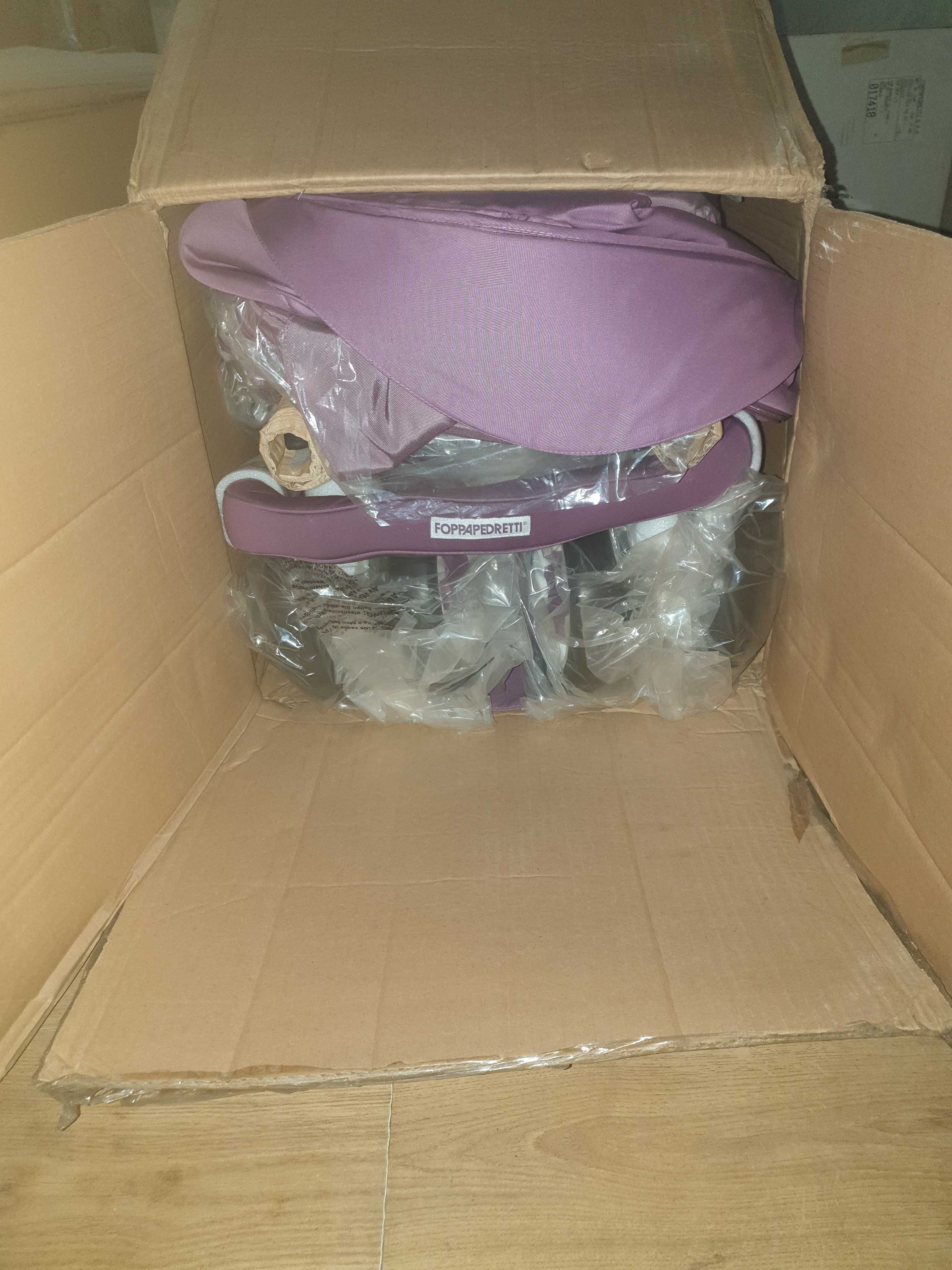 Детска количка  Foppapedretti  Duo Travel System. Цвят Red и Purple.