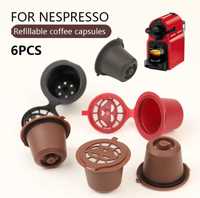 6 броя  Nespresso капсули за кафе за многократна употреба