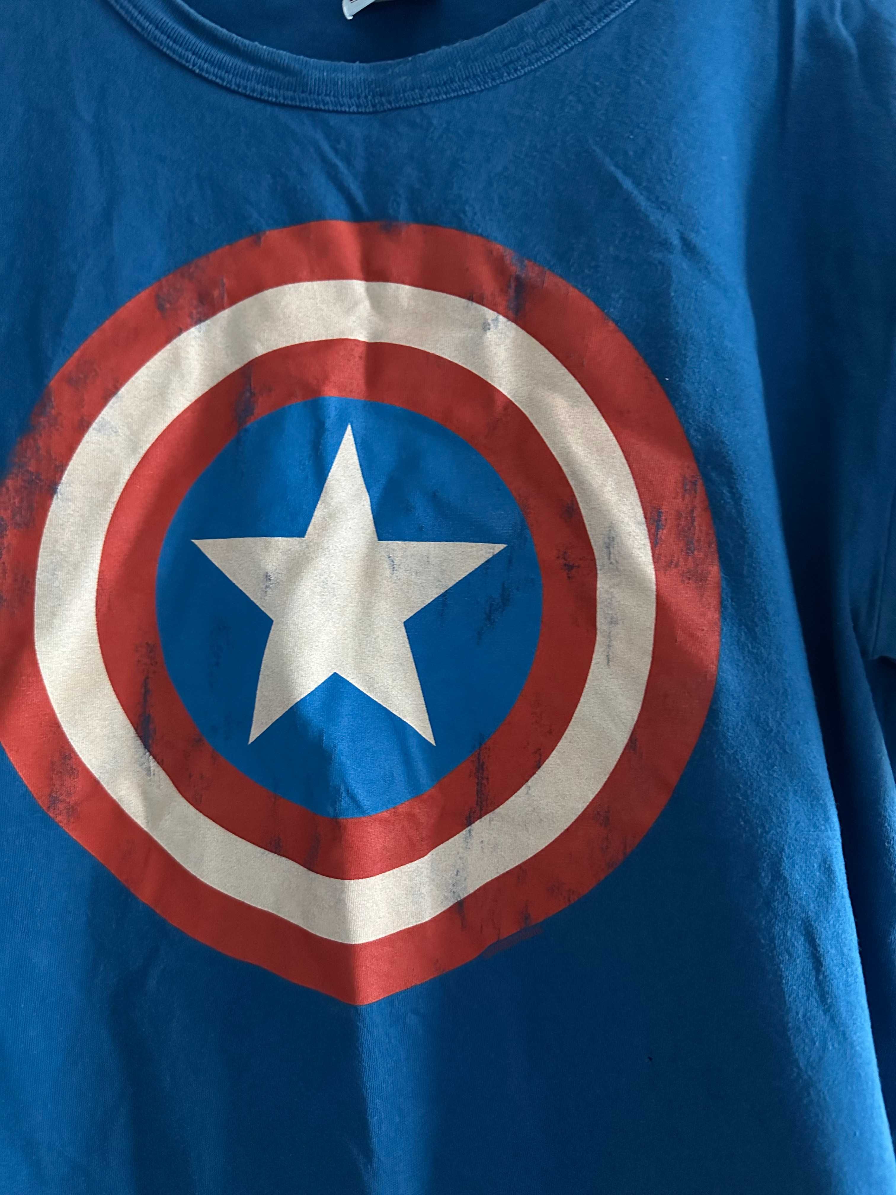 tricou Logoshirt Captain America, marime M