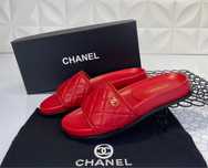 Papuci-Slapi Chanel - piele naturală-POZE REALE- calitate superioară:m