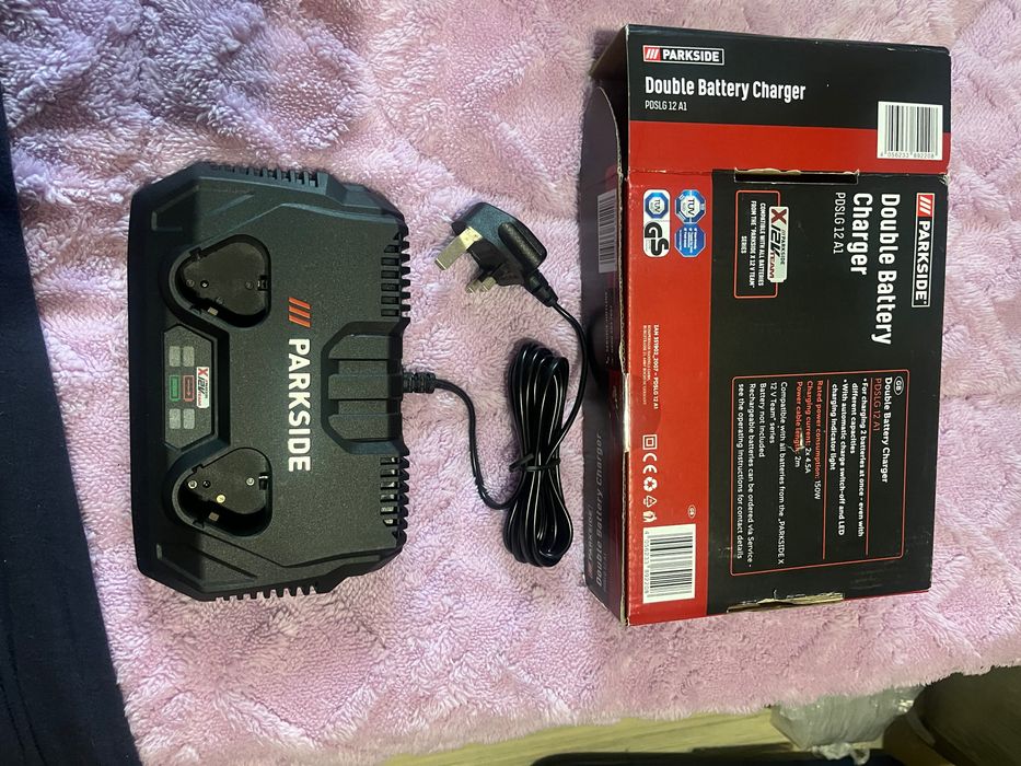 Чисто ново двойно бързо зарядно PARKSIDE