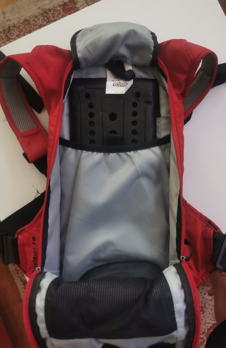 Rucsac MTB USWE Patriot 15L Back Protector Suport GoPro/Insta/Dji