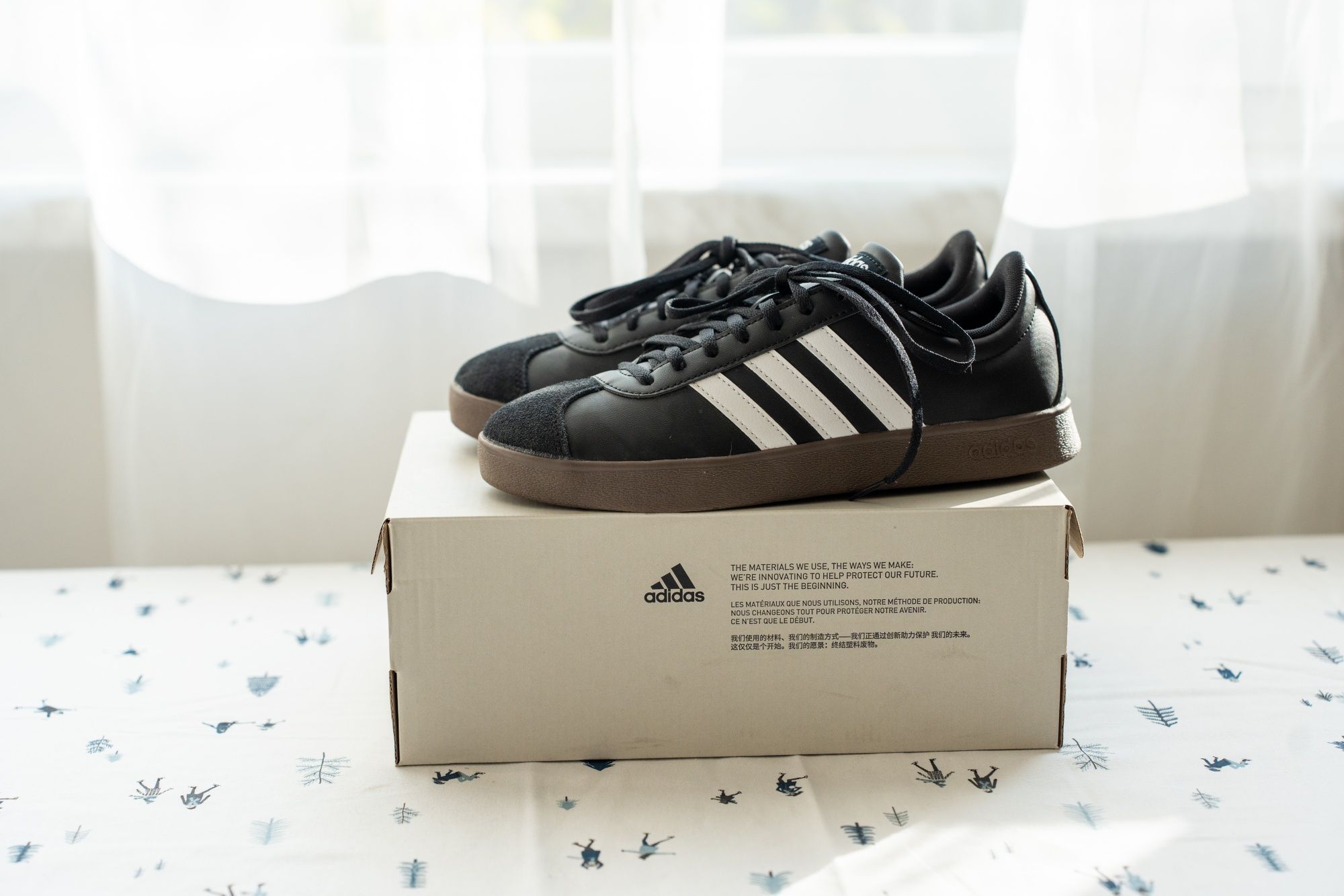 adidas VL Court Base Shoes - Black /UK 6/ 39⅓
