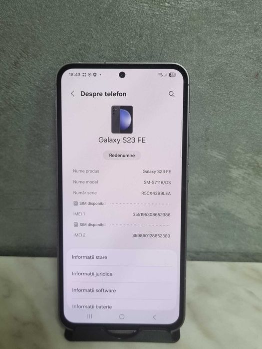 Samsung S23 FE  128GB Bmg Amanet  93476