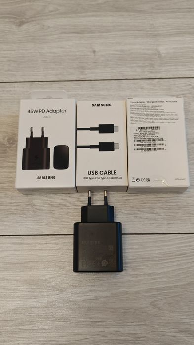 Încărcător Samsung 45w super fast charge 2.0 s25,s24,s23,s22,A54,A54