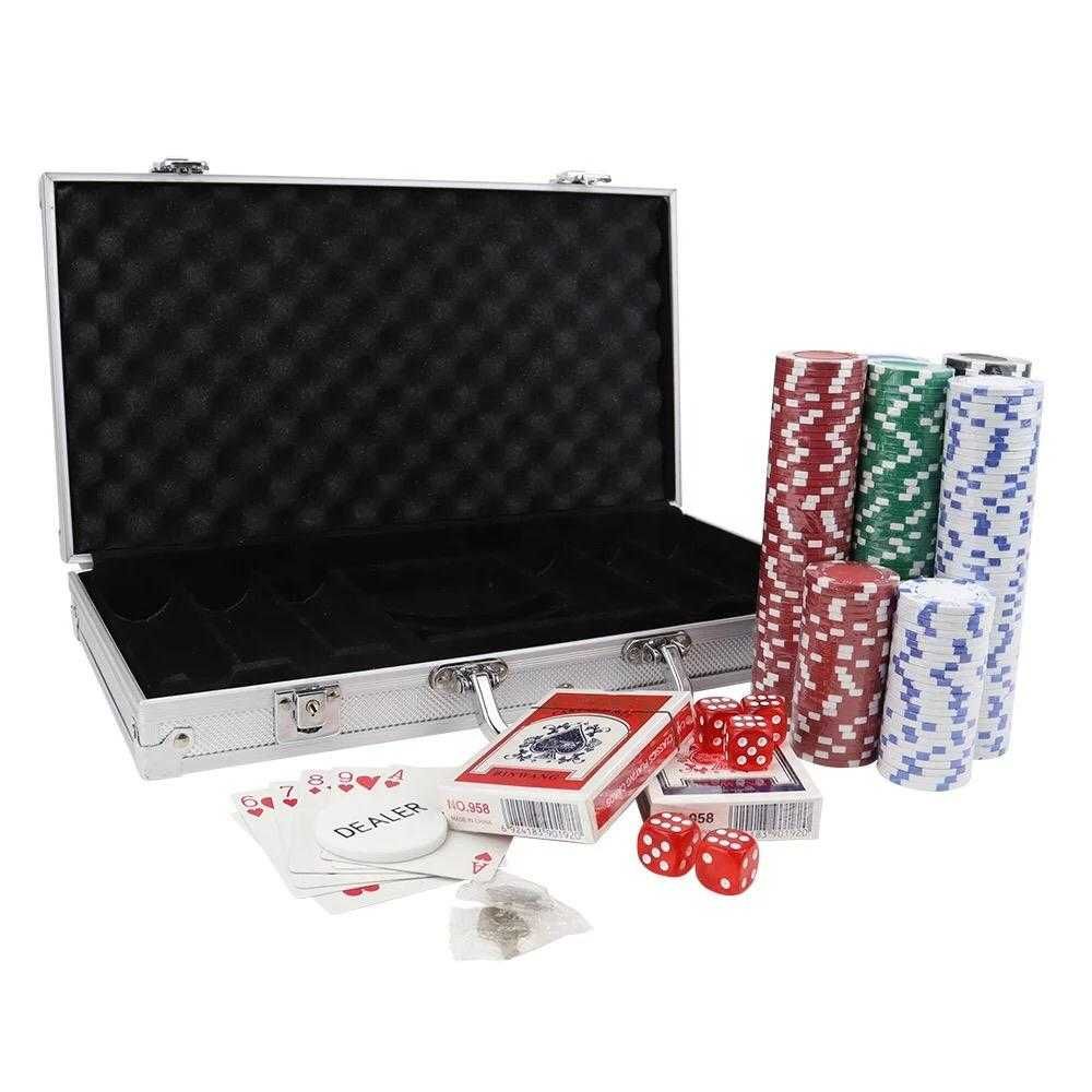 Poker 200 jetoane Set Poker cu 200 jetoane Servieta Poker completa