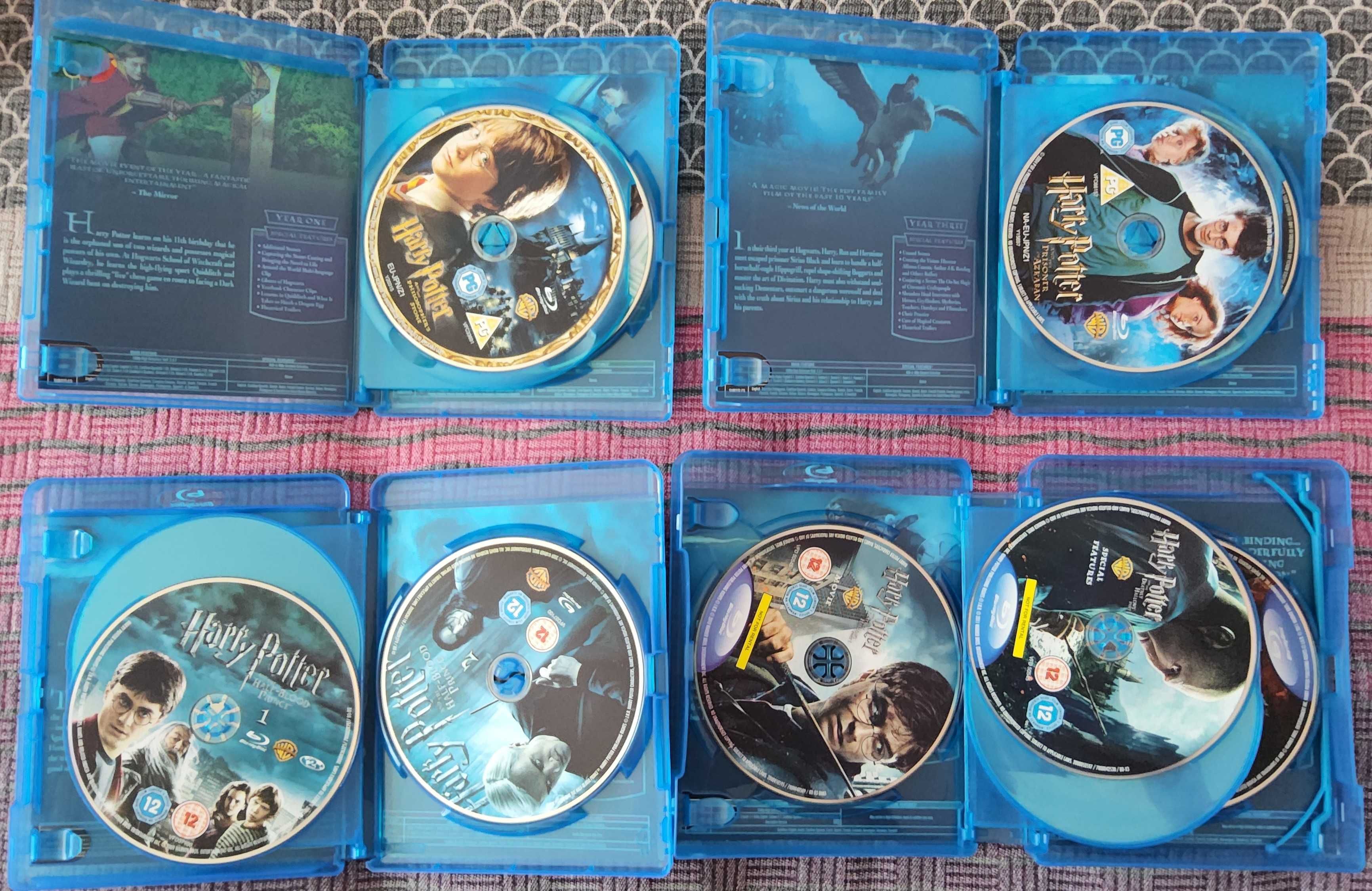 Harry Potter – Colecția completă 8 filme – Blu-ray Box Set (UK Import)