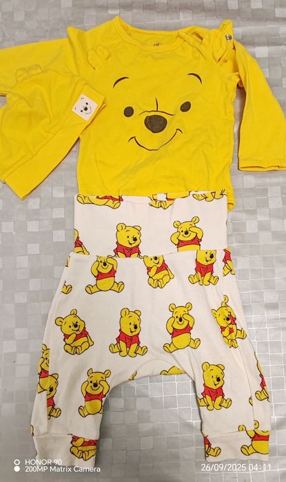 Set H&M universal, atât pt fetițe cât și pt băieți, mărimea 56,