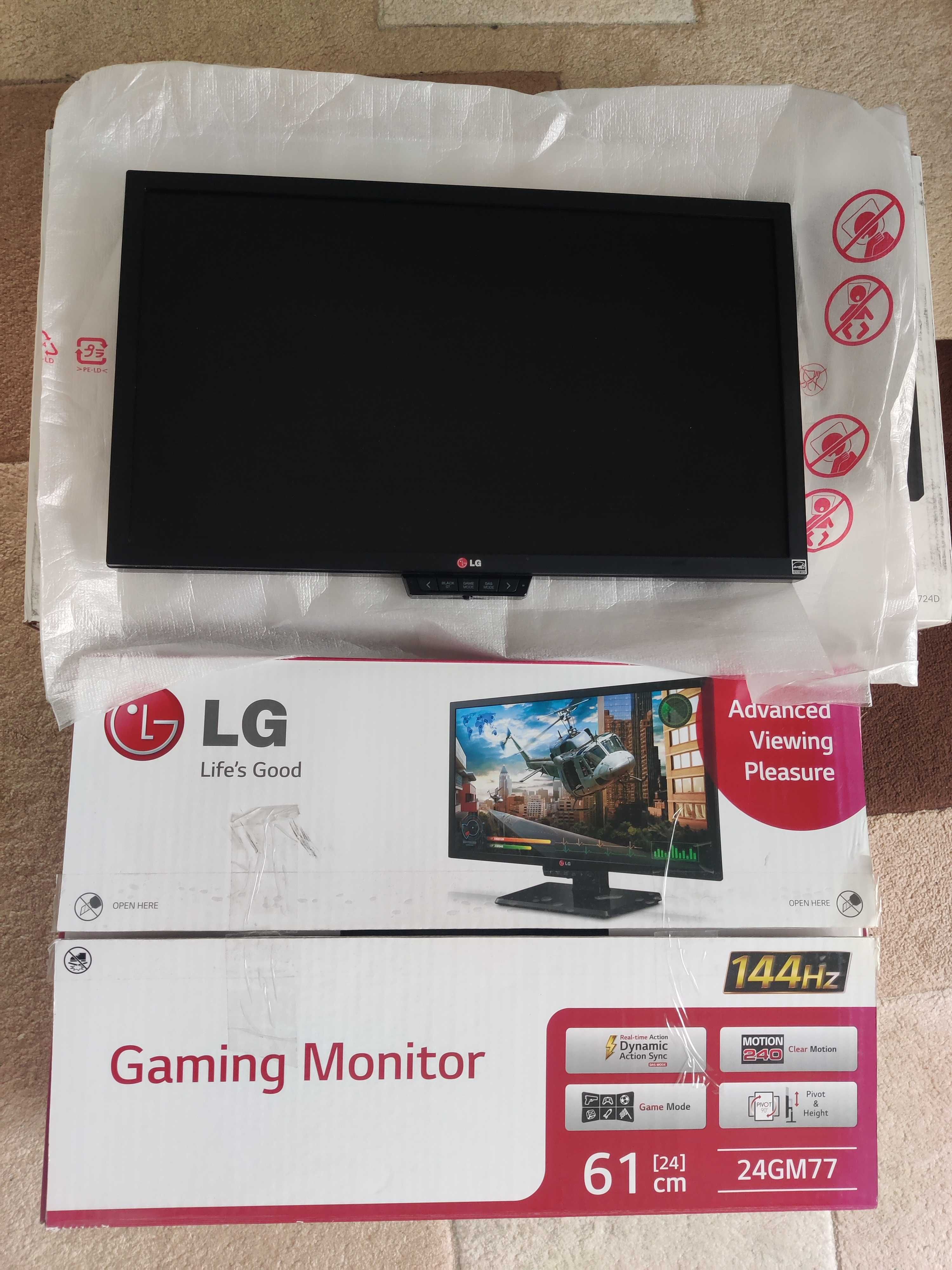 Monitor gaming LG 24GM77 24inch 144hz