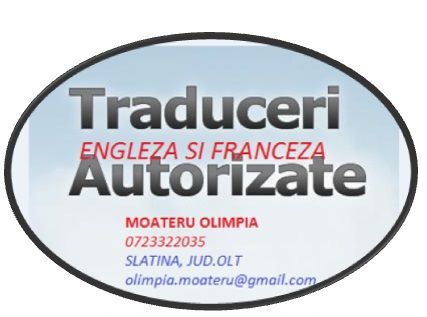 traducator/interpret autorizat engleza si franceza