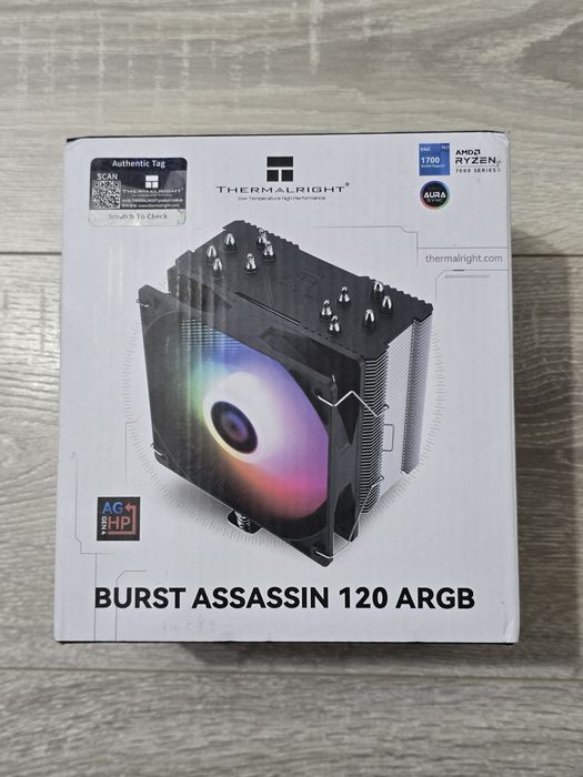 Cooler CPU Thermalright BA120 ARGB, 6 heatpipes, 154mm, AMD/Intel