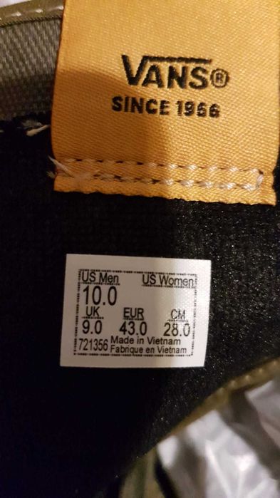 Sneaker VANS înalt NOI UA SK8-Hi Gym Issue' MAR.43