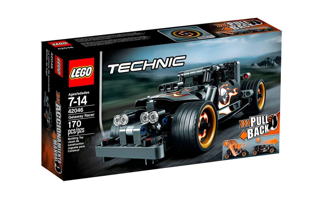 Набор LEGO Technic 42046. Гоночный автомобиль для побега.