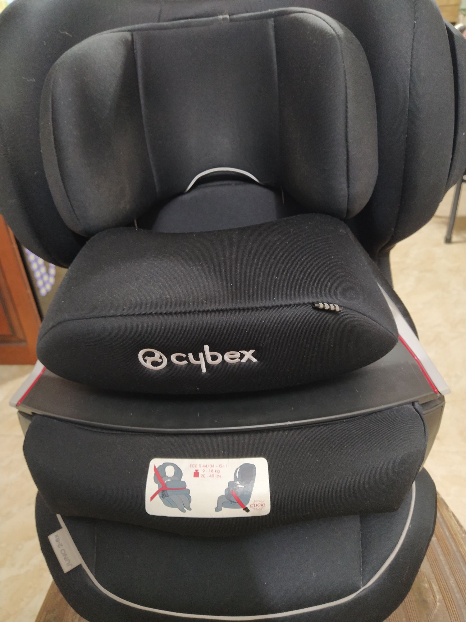 Cybex juno 2 fix black автокресло, автокресло с изофикс Кайбекс cybex