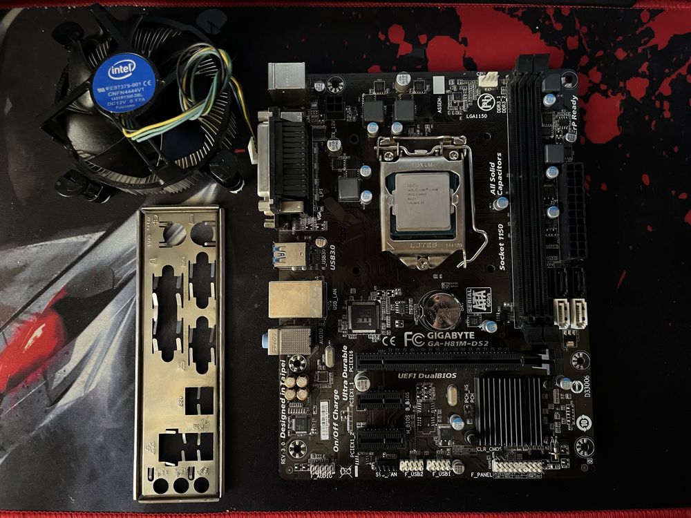 Kit I5 4590 + Placa de baza H81M-DS2 + 4GB Ram