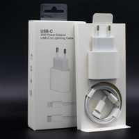 incarcator fast charge iPhone set adaptor 20w + cablu date incarcare