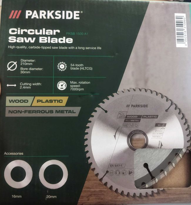 Диск за циркуляр Parkside 210x30x54z