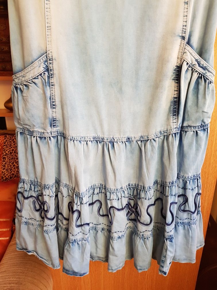 Rochie Italia blugi/jeans+Rochiță de vară