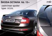 Eleron spoiler tuning sport portbagaj Skoda Octavia 3 5E RS 2013-2017