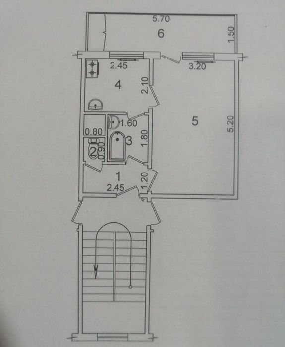 Юабад 8. 1/2/4. 38м2